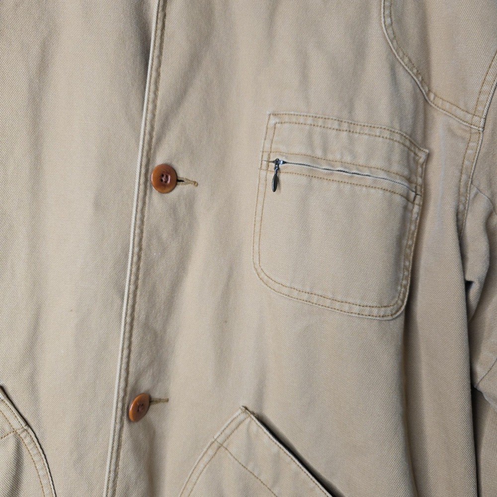 LL Bean Mens Original Field Coatโ Barn Jacket 0 JV69 Size XXL Tall Plaid Lined - Picture 3 of 9
